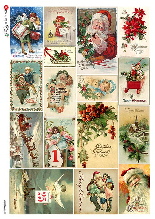 Create Holiday Magic with Paper Designs Christmas 0279 from Decoupage Queen