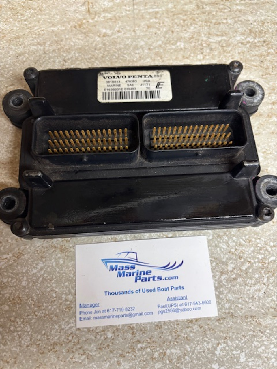 電王 Volvo Penta MCU Marine Genset Control Panel 3818237 for sale
