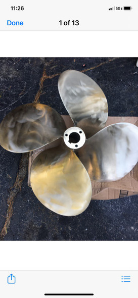 28 by 34 Four Blade Propellers