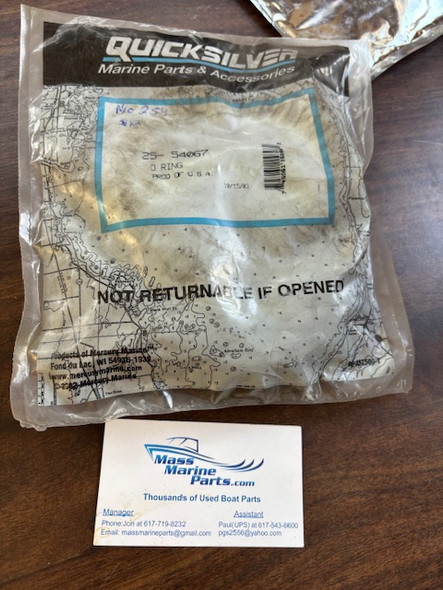 Quicksilver 25-54067 O Ring