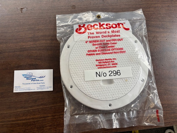 Beckson 6" Screw Out Deckplate