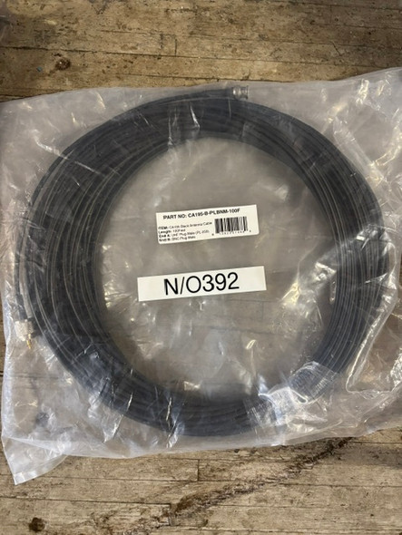 CA195 Black Antenna Cable, 100ft. End A: UHF Plug-Male (PL-259)