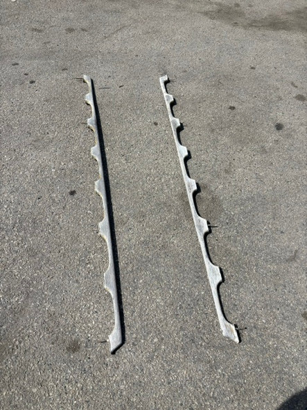 Teak Grab Rails for a Catalina 25'