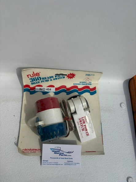 Rule 360 ready pack, bilge pump and switch