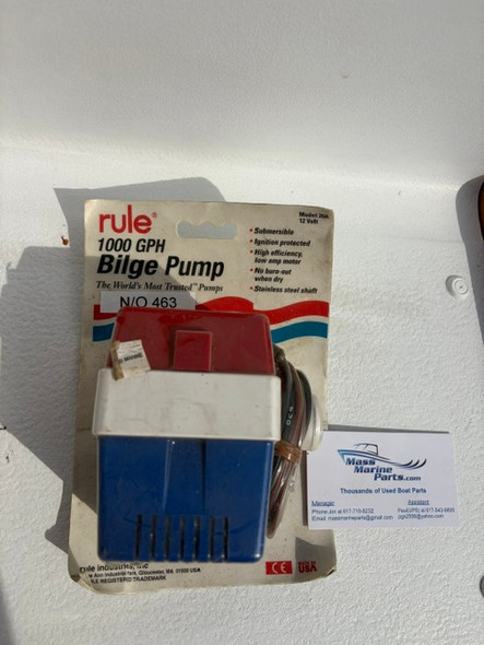 Rule 1,000 GPH Bilge pump