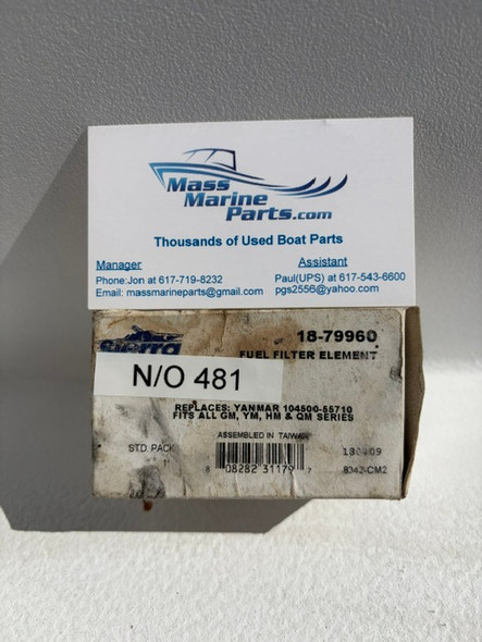 Sierra Fuel Filter Element