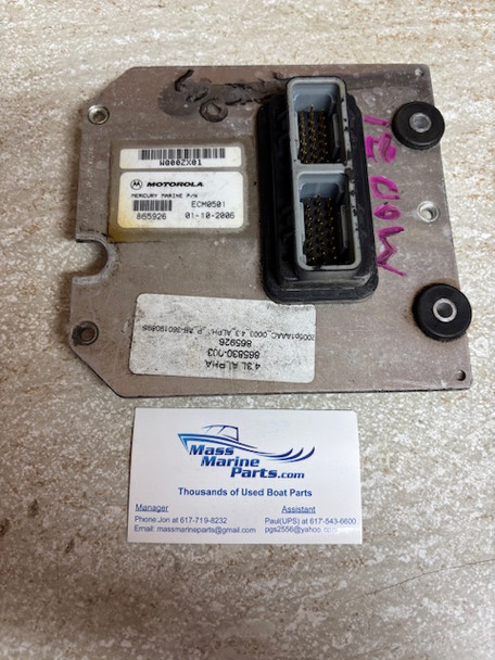 4.3 Alpha 865830-003, Motorola 865926 ECM0501