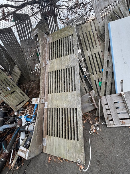 Teak Swim Platform 107" by 32"