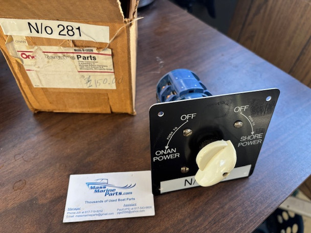 Onan Shore Power Switch