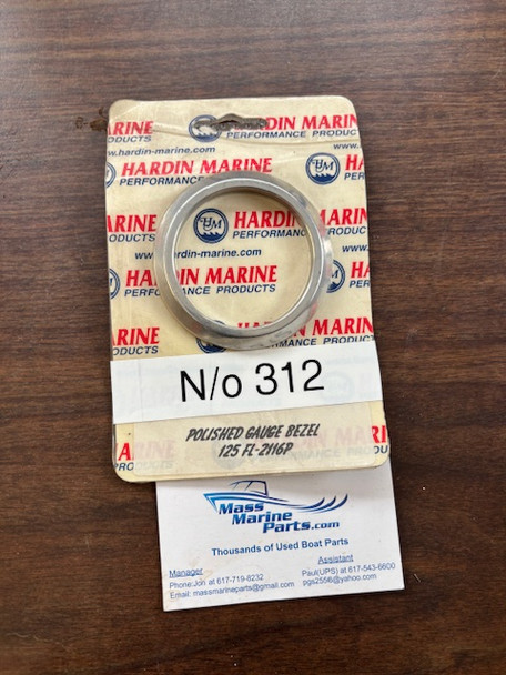 Polished Gauge Bezel 125 FL-26116P