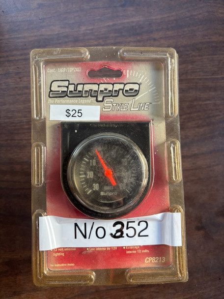 Sunpro Vacuum/Boost Gauge CP821325