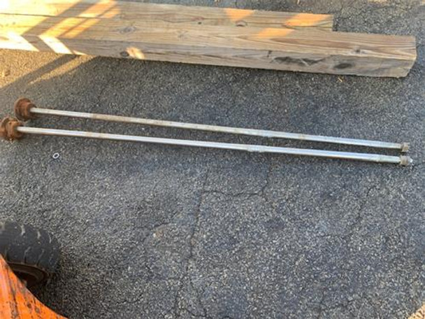 Two Stainless Shafts 75" by 1 1/4"