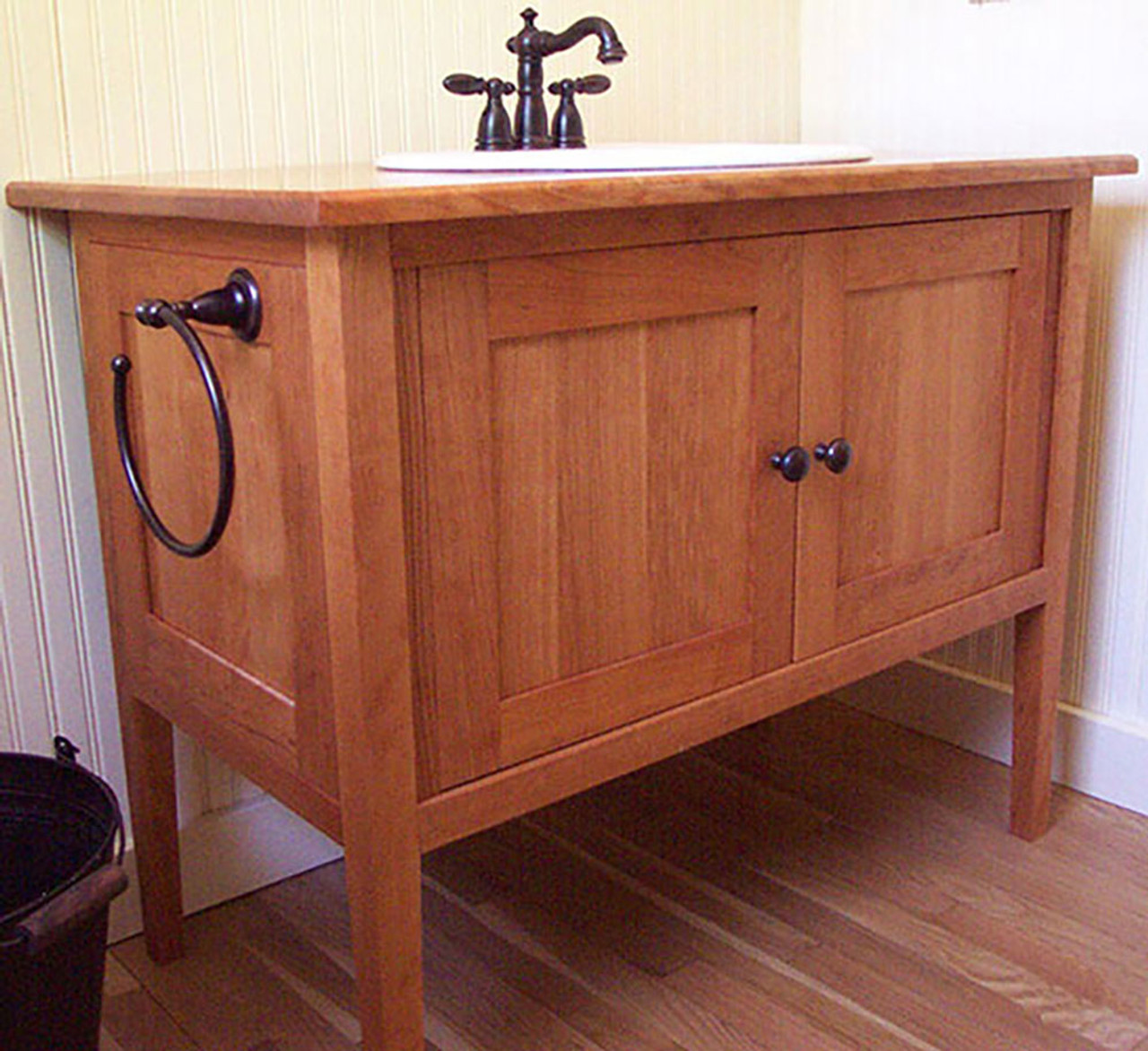 Shaker-Style Cherry Vanity, Woodworking Project