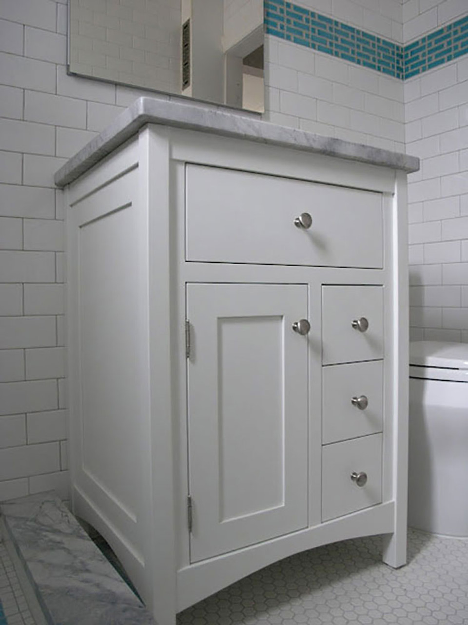 Shaker Style Vanity With One Door Meadowbrook Creations