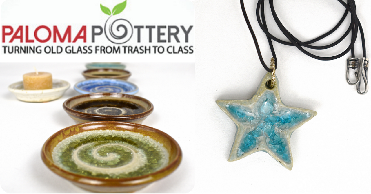 usa made glass pottery