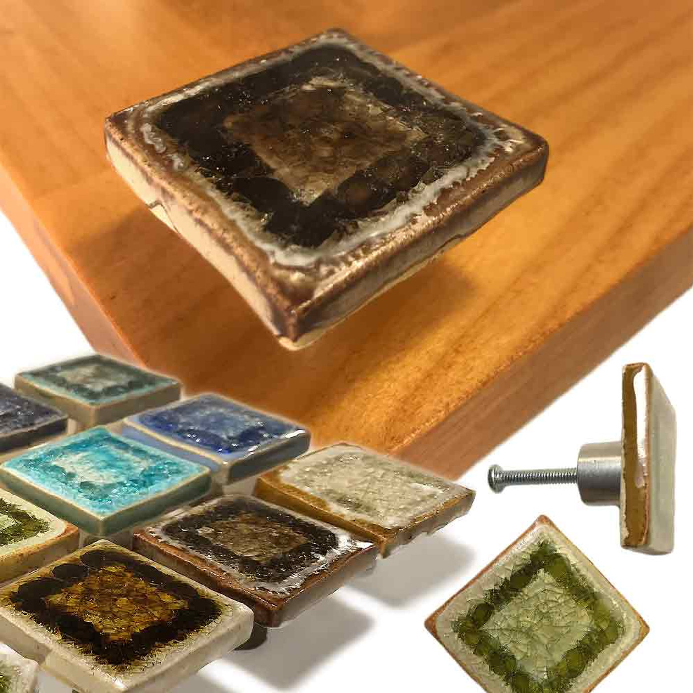 square drawer pulls