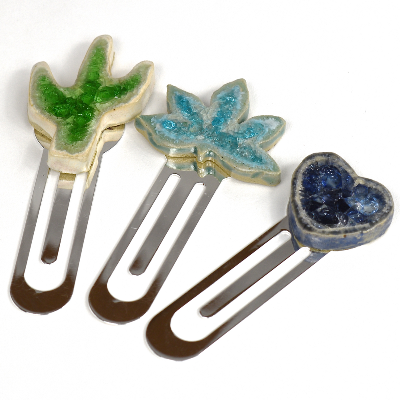 Bookmarks Handmade Glass Gems, Teacher Gift Ideas in Popular Shapes