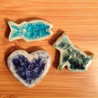 Recycled Glass Pins