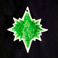 North Star Ornament - Blanco Verde