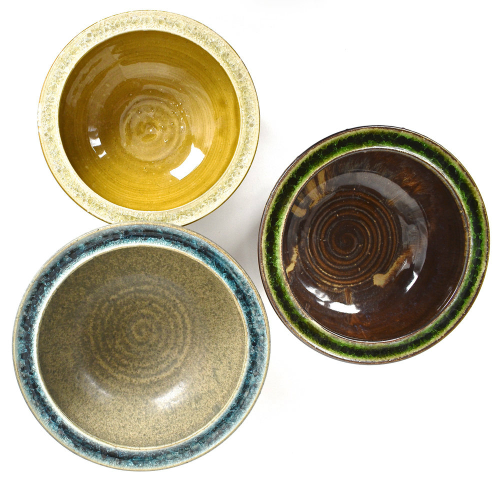 handmade pottery bowls