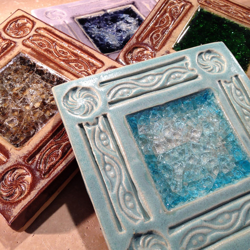 Glass Pottery Paving Stones