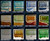 Crackle Glass Pottery Color Board