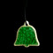 Wedding Bell Ornament - Green Glass