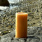 beeswax candle pillar