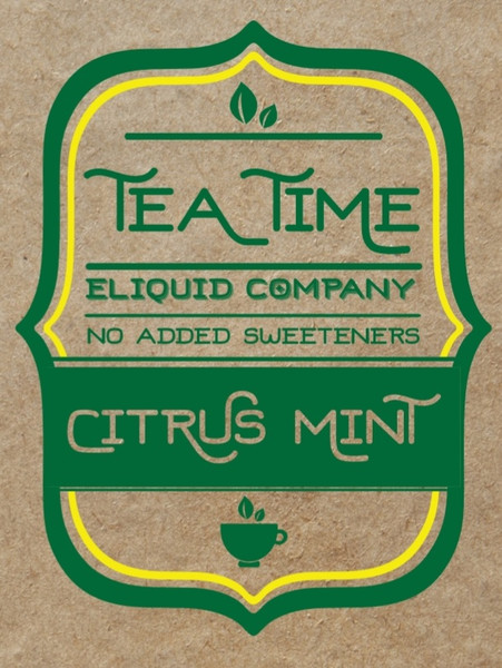 Citrus Mint Tea | Vape Juices and E-Liquids | Vape Juice | E-Liquids | E-Cigarettes | Tea Time Eliquid Co.