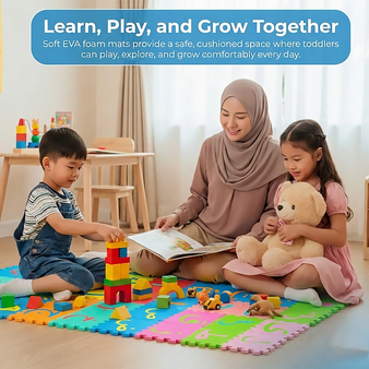 Large Size Foam Puzzle Arabic Alphabet Number Floor Mat Educational Safe Toy