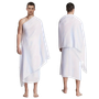 Adult, Teenager & Kids Thick Cool Islamic IHRAM 2 Piece Blanket Towel for Hajj and Umrah Unstitched Premium Synthetics Cotton