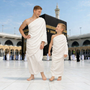 Adult, Teenager & Kids Thick Cool Islamic IHRAM 2 Piece Blanket Towel for Hajj and Umrah Unstitched Premium Synthetics Cotton