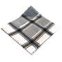 Black & White Palestinian Shemagh Scarfs