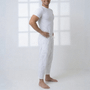 Men's White Colour Under Thobe Prayer Trousers | Desert Dress