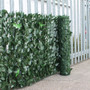 2 x 1.5m * 3m Camouflage Camo Welsh Green Screen Artificial Ivy Leaf Hedge Privacy Screening Garden Fence Panel Roll Box