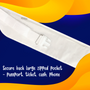 WHITE HAJJ Ihram BELT Porch for Umrah Ehram Travel Bag Safe Pockets Bum Bag