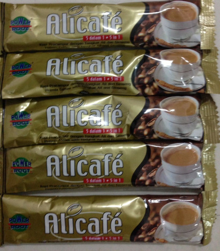 Coffee Tongkat All Alicafe Ali Cafe Power Root 5 Sachets - DesertDress