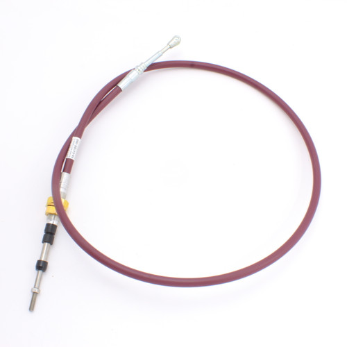 Type "C" Lever Cable, 1" Travel Bulkhead End, M6x1.0 Rod