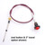 Vernier Throttle Cable, M6x1.0 Threaded Rod, Bulkhead Hub (choose head & travel options)