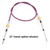 4 Series Push-Pull Cable,  Combination Hubs, M6 x 1.0 Rods, (choose travel option)