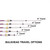 3 Series Push-Pull Cable, Bulkhead Hubs, M5 X .8 METRIC Rods, (choose travel option) X100-M3x22-LENGTH