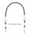 8 Series Push-Pull Cable, Bulkhead Hubs, M10x1.5 Rods, (choose travel option)