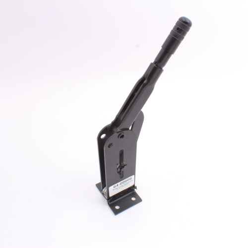 Parking Brake Lever, Over Center, 1 cable, clamp style cable, flange mount base (6400006