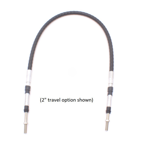 3/824 PushPull Cable, Clamp Hubs, Choose Travel Option