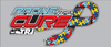 12" Racing for a Cure Autism Society of America Decal