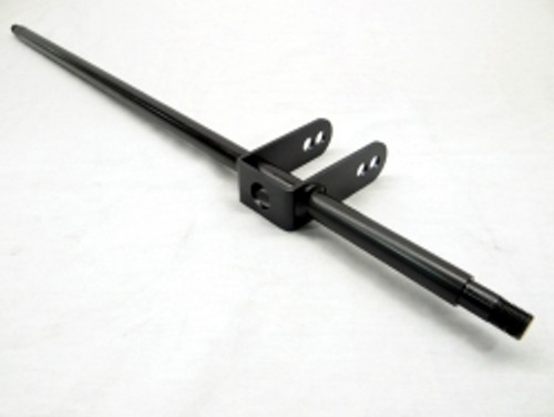 22" Steering Shaft w/ threaded end. Pitman Arm welded on