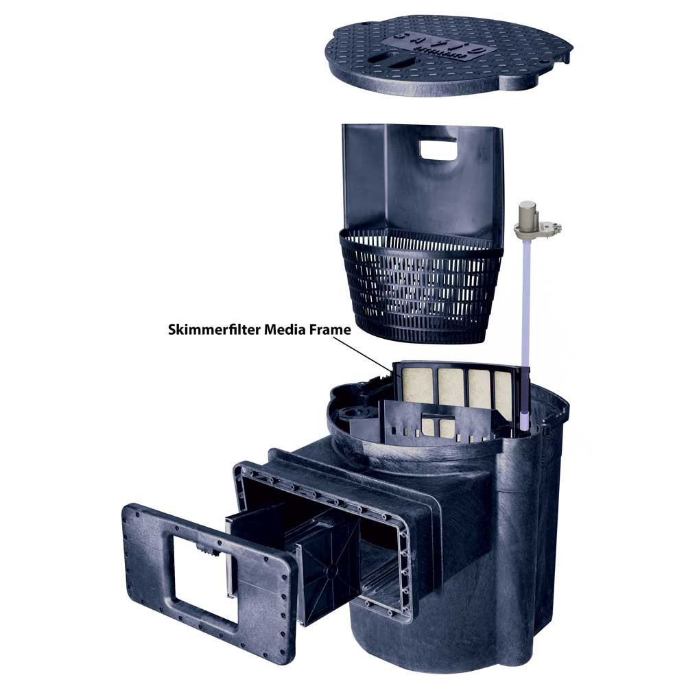 Savio Replacement Filter Frame Shown in Standard Skimmer Filter