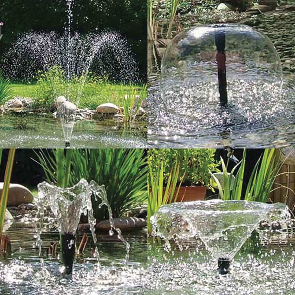 Four Fountain Nozzle Patterns