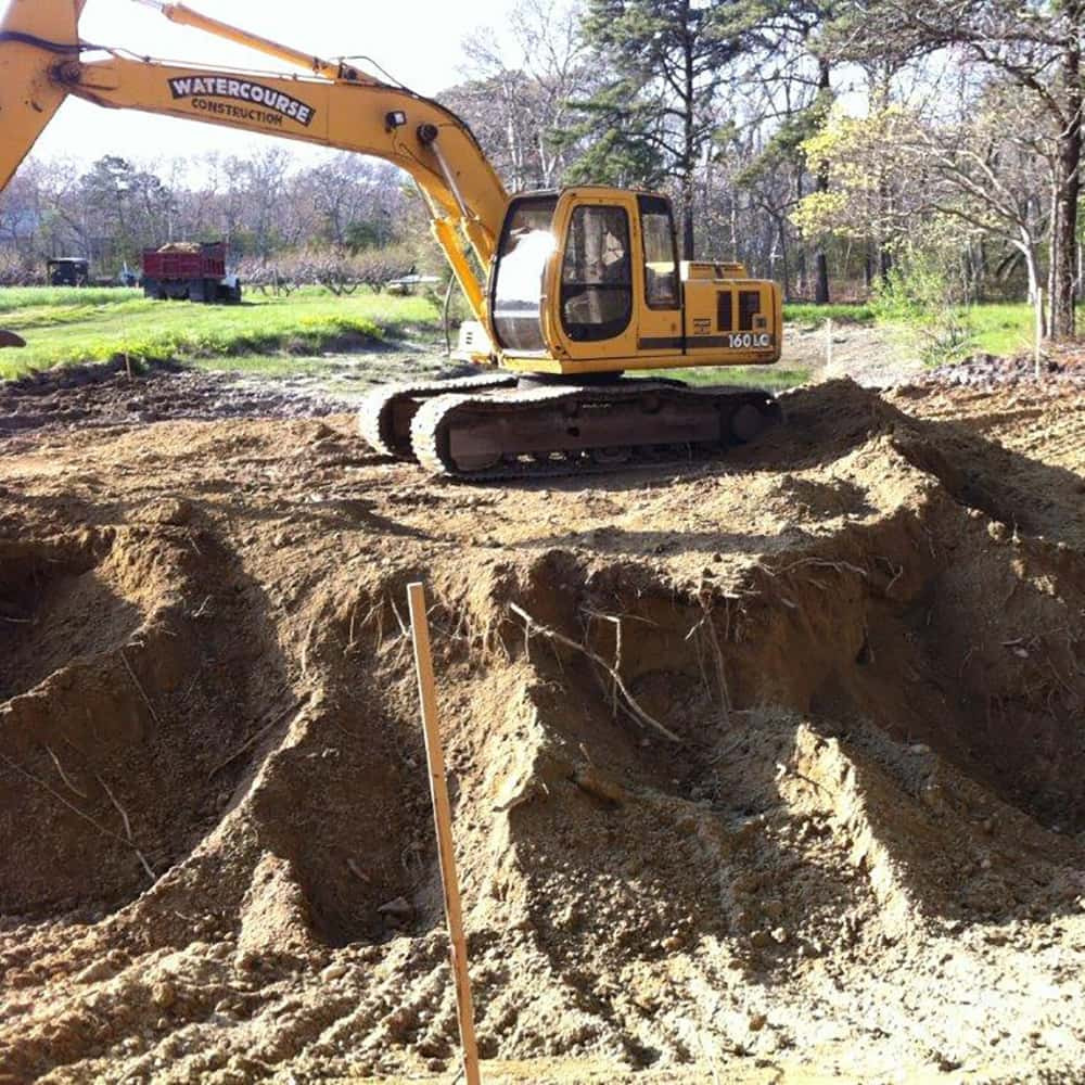 Step 1 - Pond Excavation