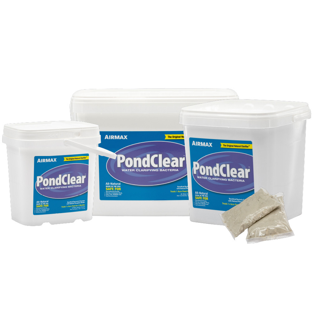 Airmax PondClear Packets - Natural Water Clarifier with Beneficial Bacteria & Enzymes